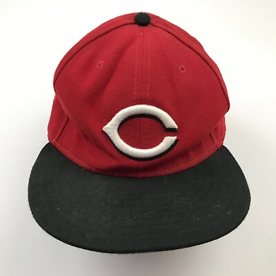 #ad VINTAGE Cincinnati Reds Hat Cap Strapback Red MLB Major League Baseball USA 90s $34.77