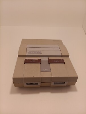 #ad Original SNES Super Nintendo Console SNS 001 Console Only No Cords $79.50