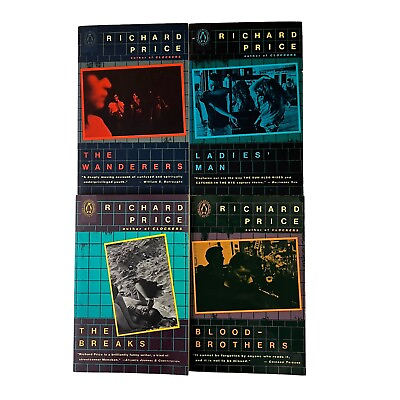 #ad Richard Price Set of 4 #x27;The Wanderers#x27; Blood Brothers. Ladies Man. The Breaks $49.95