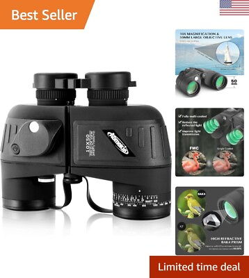 #ad Waterproof Binoculars with Rangefinder Compass 10x50 for Birdwatching Hunting $199.99
