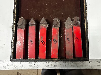 #ad MACHINIST StgCst B LATHE MILL Lot of Unused Large Carbide Lathe Cutting Tools $39.99