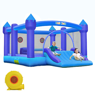 #ad Commercial Inflatable Bounce House Slide Park Jump Bouncer with Blower $379.71