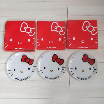 #ad 376 Hello Kitty Lawson Limited Edition Large Plate 3 Items Sold In Bulk $145.86