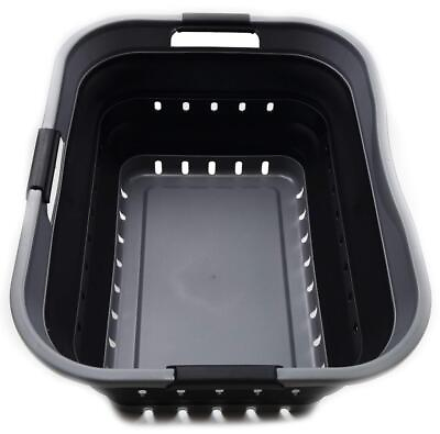 #ad SAMMART 42L Collapsible Plastic Laundry Basket Foldable Pop Up Storage Cont... $45.99