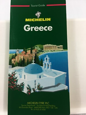 #ad Michelin Green Guide Greece Vintage 1997 Travel maps $8.85
