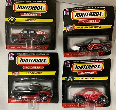 #ad Matchbox Madness Taco Bell Exclusive Series Lot Of 4 $19.95