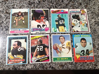 #ad U Pick 1960’s 90’s Steelers Stars SINGLES YOU PICK ANY CARD S $1.00