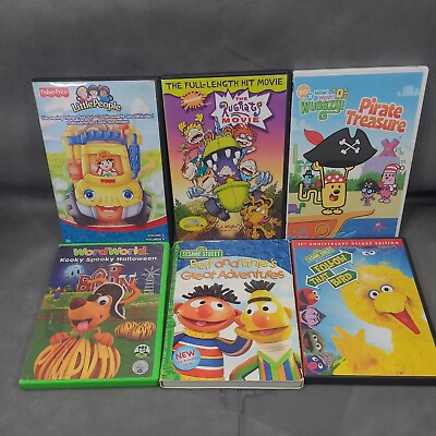 #ad mix kids Cartoon tv series in DVDs LOT of 6 $12.00