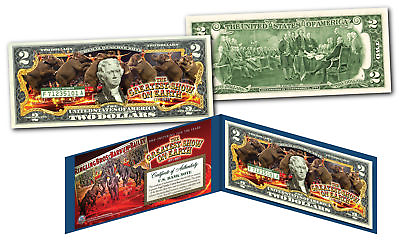 #ad Ringling Bros and Barnum amp; Bailey CIRCUS Official Tender GENUINE $2 U.S BANKNOTE $15.95