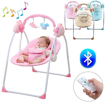 Baby Bouncer Swing Seat Rocker Portable Electric W Music Infant Cradle Chair US $69.00