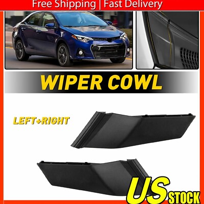 #ad Front Windshield Wiper Side Cowl Cover Trim For Toyota Corolla 2014 2019 $12.34