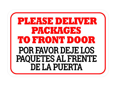 #ad Classic Framed Plus Please Deliver Packages To Front Door $9.49