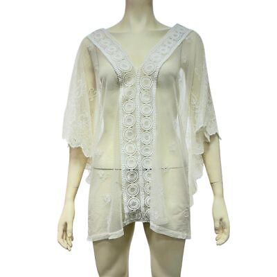 #ad Unbranded Womens Lace Drape Top $11.47