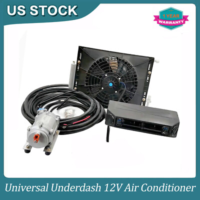 #ad Universal Underdash Electric Air Conditioning 12V Cool amp; Heat A C Kit Auto Car $626.99