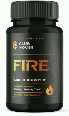 #ad Clubhouse Fire Male Supplement for Advanced Stamina and Virility 60ct $39.95