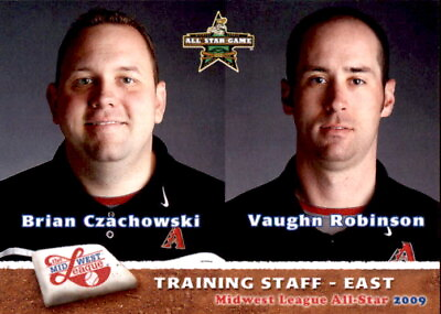 #ad 2009 Midwest League All Stars Grandstand #24 Brian Czachowski Vaughn Robinson $12.99