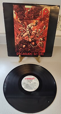 #ad Kreator Pleasure To Kill LP 12quot; Vinyl MX 8105 1986 Press $80.00