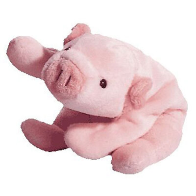 #ad TY Beanie Baby SQUEALER the Pig 8 inch MWMTs Stuffed Animal Toy $9.89