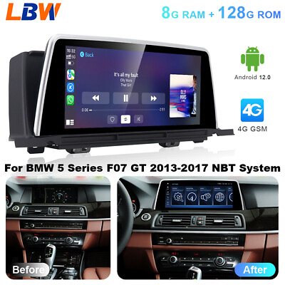 #ad Car GPS Stereo Player Dash 8G128G For BMW 5 Series F07 GT 2013 2017 NBT System $559.22