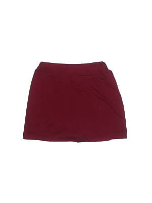 #ad Unbranded Women Red Casual Skirt L $19.74
