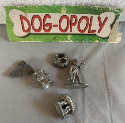 #ad “DOG OPOLY” Game Pieces Monopoly MH122 $15.99