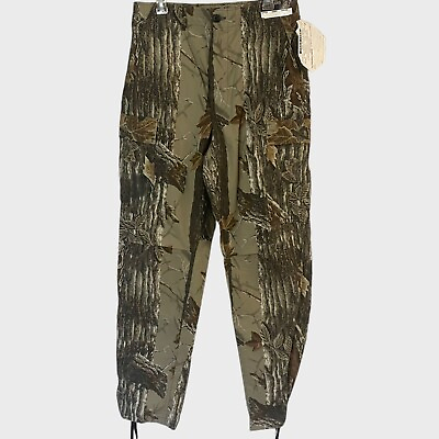 #ad Vintage Rattlers Pants Adjustable Brown Camouflage Hunting Mens Medium 34X34 USA $44.99
