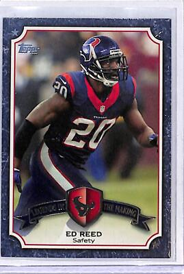 #ad 2013 Topps Legends in the Making #LM ER Ed Reed Houston Texans Football ID:21532 $2.49