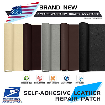 #ad DIY Leather Repair Self Adhesive Patch Stick on Sofa Seat Car Couch Furniture $7.99