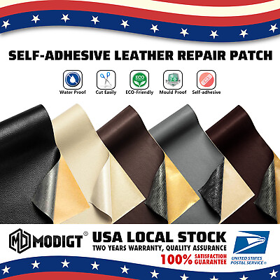 #ad DIY Leather Repair Kit Filler Vinyl Car Seat Patch Sofa Rips Holes Professional $11.99