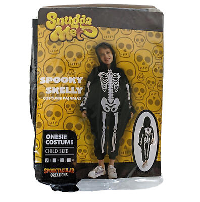 #ad Kids Skeleton Costume Toddler Halloween Size 3t Pajamas Snugga Me $18.64