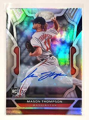 #ad Mason Thompson Certified Auto 2022 Panini Chronicles Nationals RC Rookie $2.00