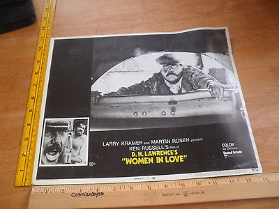 #ad DH Lawrence Women in Love Lobby Card 1970 Larry Kramer Glenda Jackson b $9.95