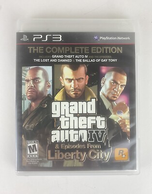 #ad Grand Theft Auto IV Episodes From Liberty City PS3 Complete Sony With Guide Test $34.99