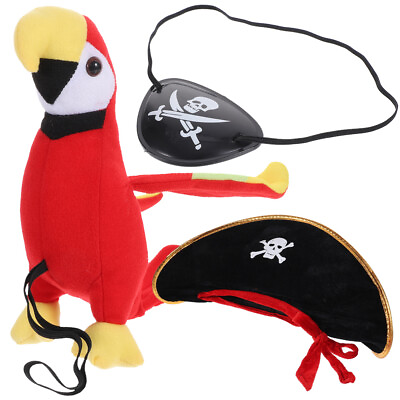 #ad Pirate Costume Parrot Toy Accessories for Kids Prop Child Cosplay $13.84