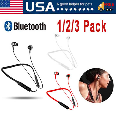 #ad Waterproof Bluetooth 5.0 Earbuds Stereo Sport Wireless Headphones in Ear Headset $6.59