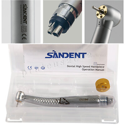 #ad 5 Lights LED E Generator Dental High Speed Fiber Optic Handpiece 4Hole Coupler $49.00