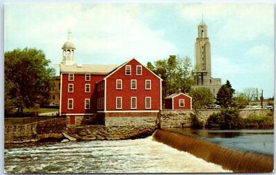 #ad #ad Postcard The Old Slater Mill Pawtucket Rhode Island $3.46