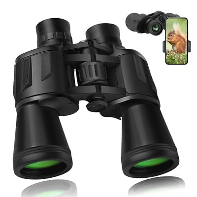 #ad 20x50 High Power Binoculars for Adults with Smartphone 20x50 with Adapter Black $58.72