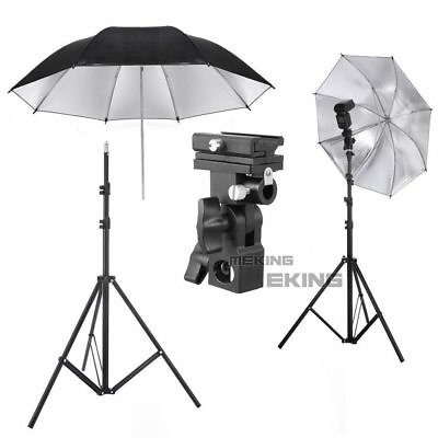 #ad Light Stand amp; Flash Bracket Mount amp; Umbrella Flash Speedlite Accessories Kit AU $61.99