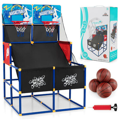 #ad Kids Arcade Basketball Game Set with 4 Basketballs and Ball Pump $89.99