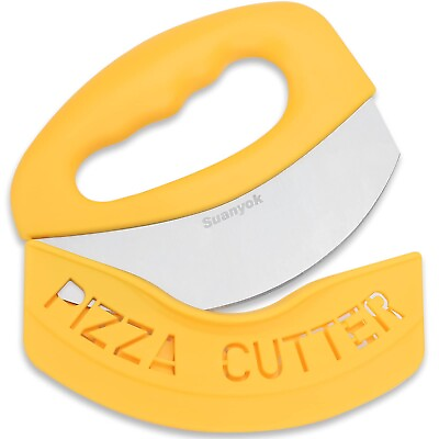 #ad Premium Pizza Cutter Food Chopper Super Sharp Blade Stainless Steel Pizza Cut... $19.46