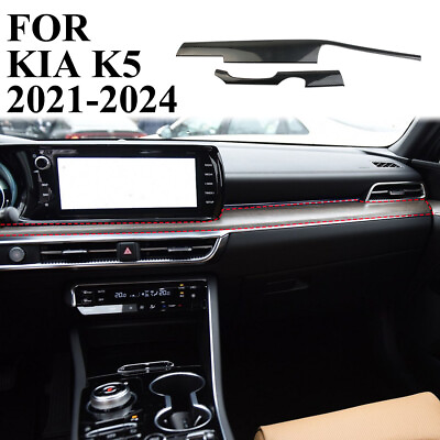 #ad Carbon fiber interior central control dashboard panel trim cover fit for KIA K5 $49.99