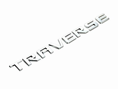 #ad 1x Fits 2009 2017 TRAVERSE Emblem Door amp; Liftgate Badge Silver $16.99