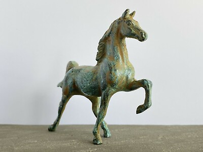 #ad Horse Bronze Statue American Saddlebred Made in Europe 7.5 CM 3quot; $67.90