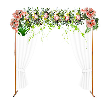 #ad Square Metal Wedding Venue Backdrop Arch Stand Romantic Decoration Reusable Rack $29.45