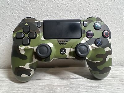 #ad Genuine Sony Dualshock 4 Wireless Controller for PS4 CUHZCT2U Green Camouflage $29.95