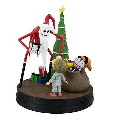 #ad 2023 Disney Parks Nightmare Before Christmas Jack Skellington Santa Figurine $123.47