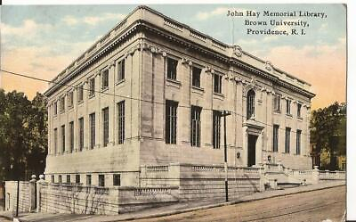 #ad Providence Rhode Island John Hay Memorial Library Brown Univ Vintage Postcard C7 $4.95