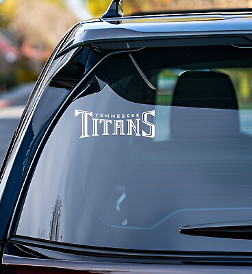 #ad Tennessee Titans Vinyl Decal Car Truck Vehicle Window Wall Sticker White v1 $3.99