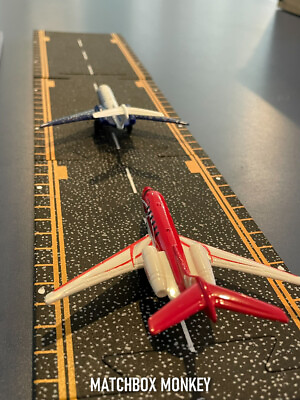#ad Airplane Runway Connectible Foam Pieces for Model Diecast Planes Helipad Airport $2.49